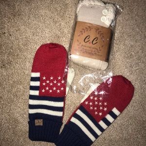 Hand Mittens & Knee High socks